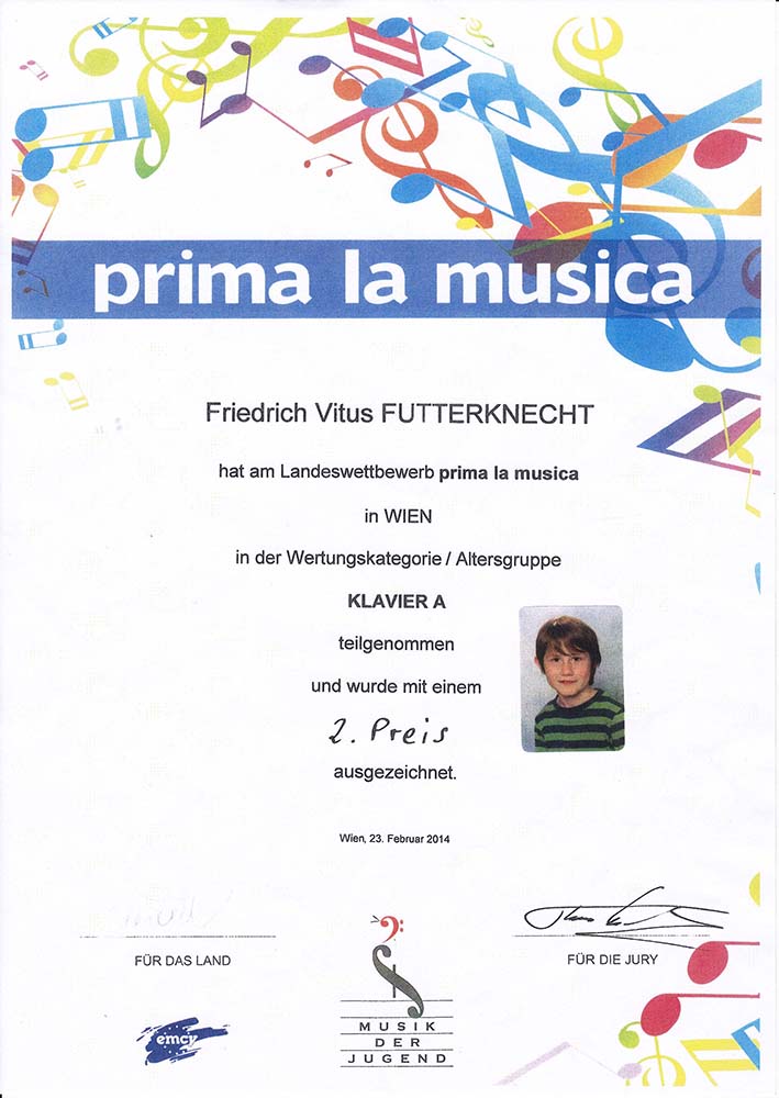PRIMA LA MUSICA - Februar 2014